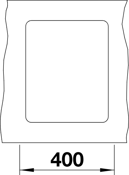 BLANCO SUBLINE spoelbak - 523419