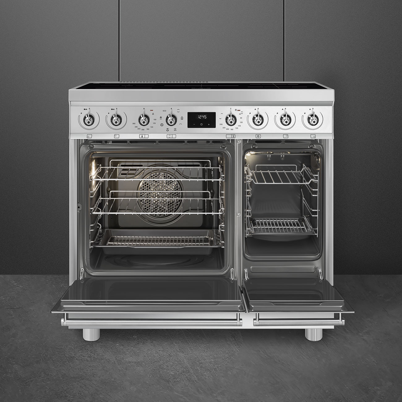 SMEG fornuis met inductie kookplaat - 90cm - C92IMX2