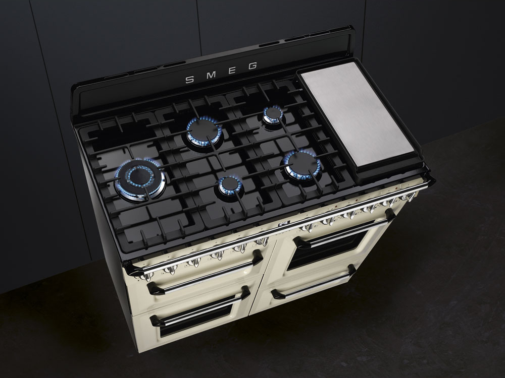 SMEG fornuis met gaskookplaat - 110cm - TR4110P1
