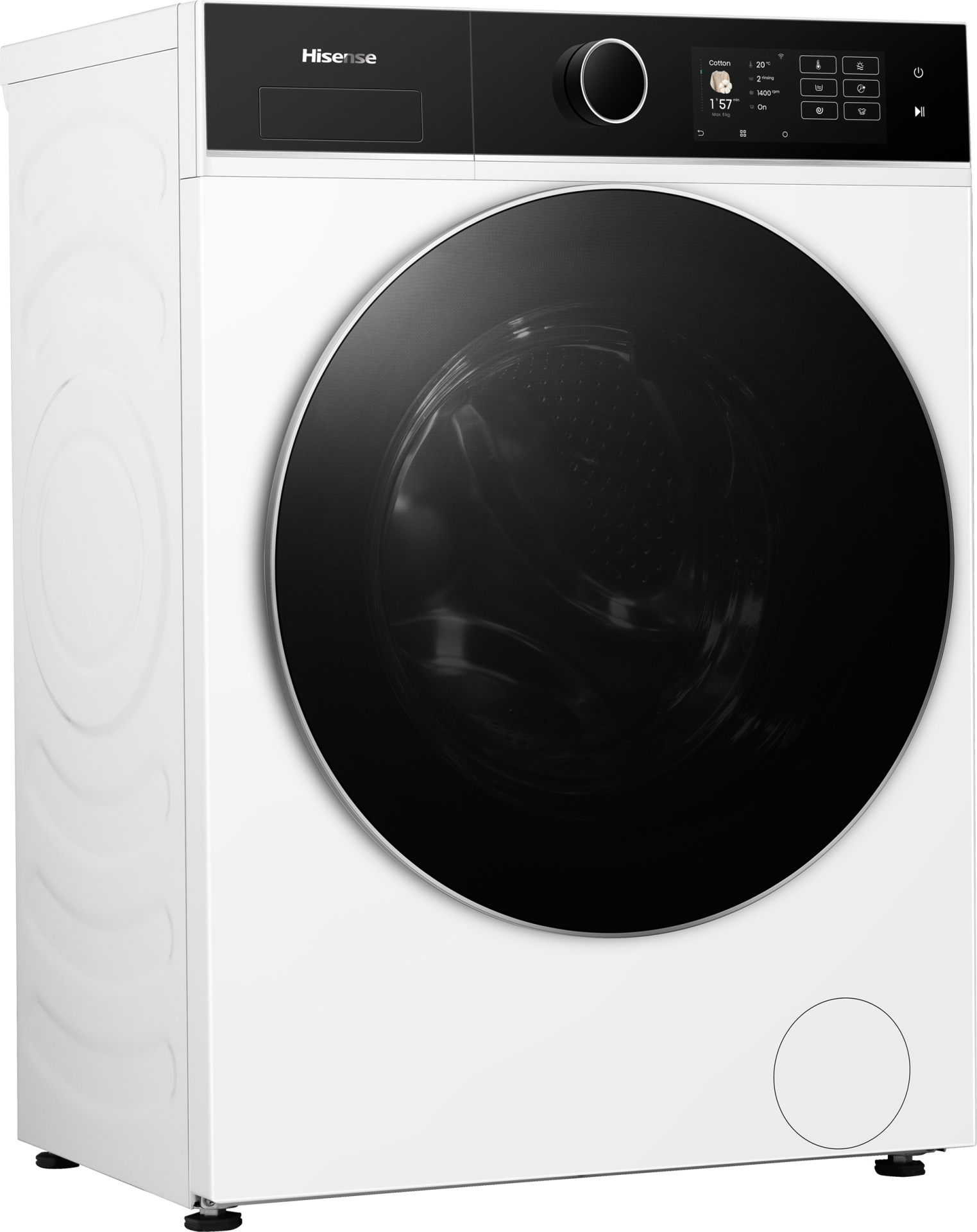 HISENSE was- droogcombinatie - WD5I8043BWF