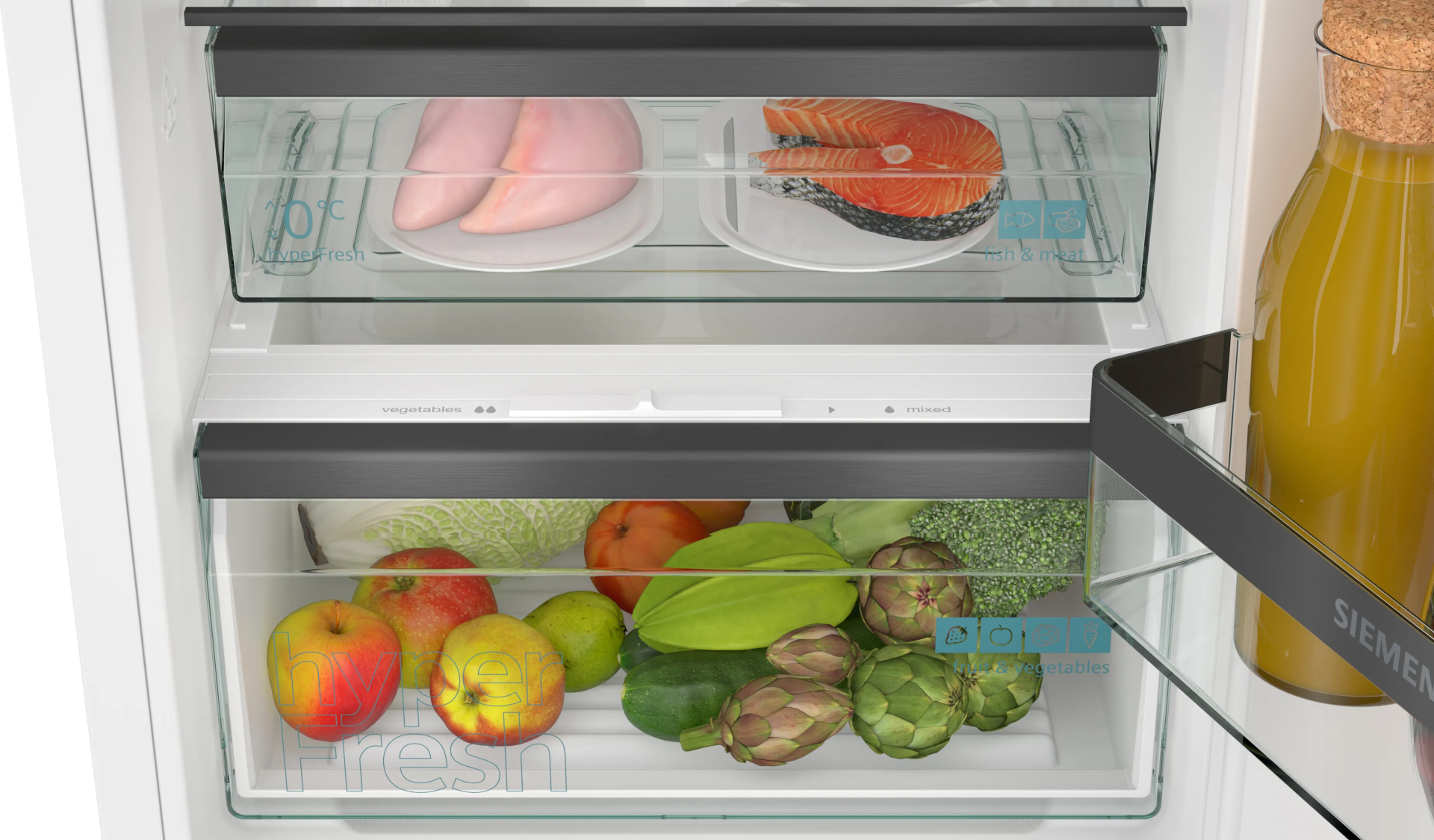 SIEMENS IQ300 koel-/vriescombinatie - 194cm - KI96NSFD0