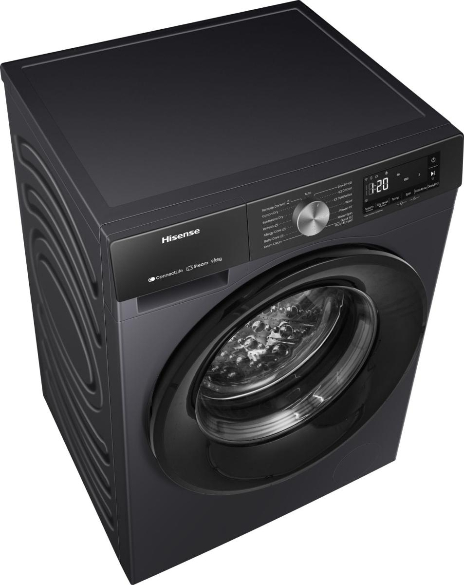 HISENSE was- droogcombinatie - WD3S9043BB3