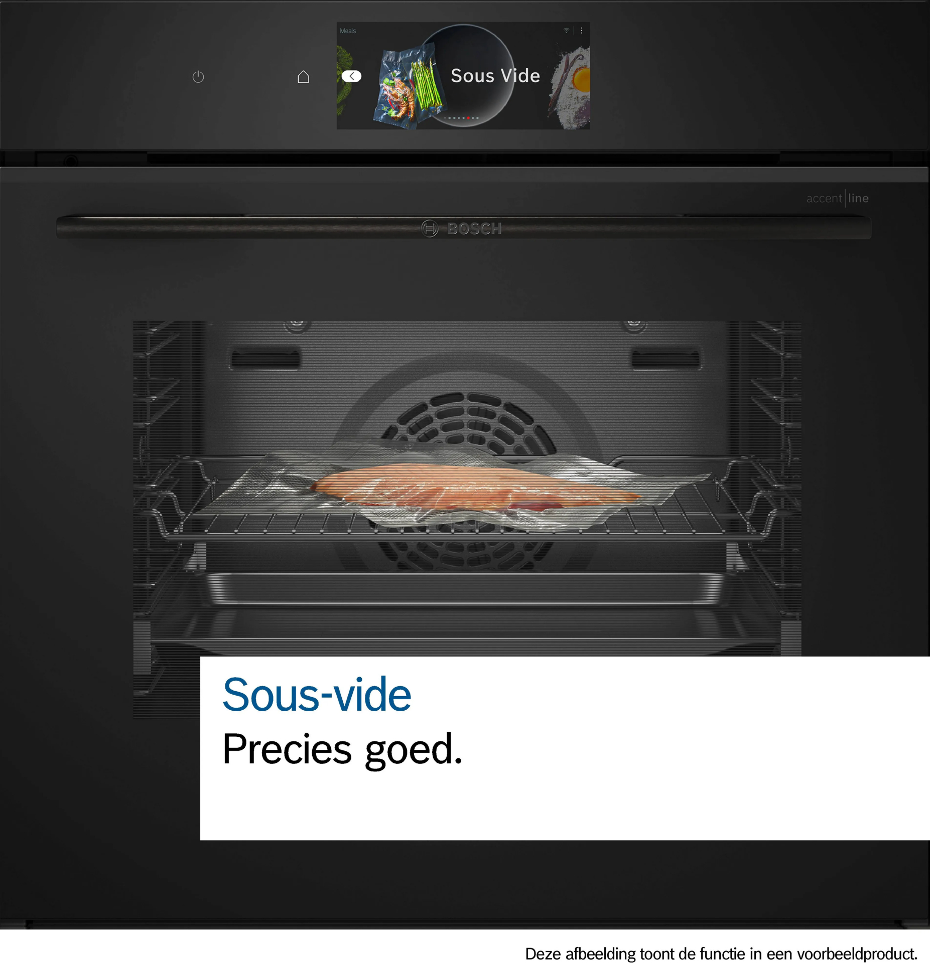 BOSCH SERIE 8 stoomoven - 45cm - CDG914XB1