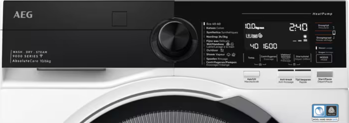 AEG 9000  was- droogcombinatie - LWR97C068