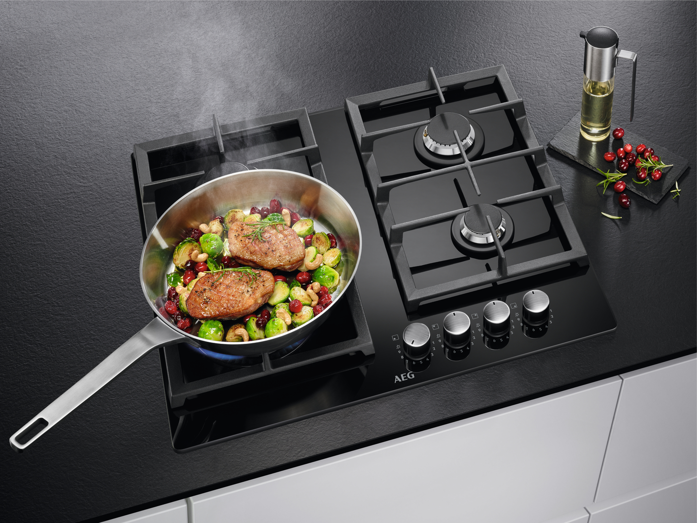 AEG 6000 gaskookplaat - 60cm - HKB64420NB