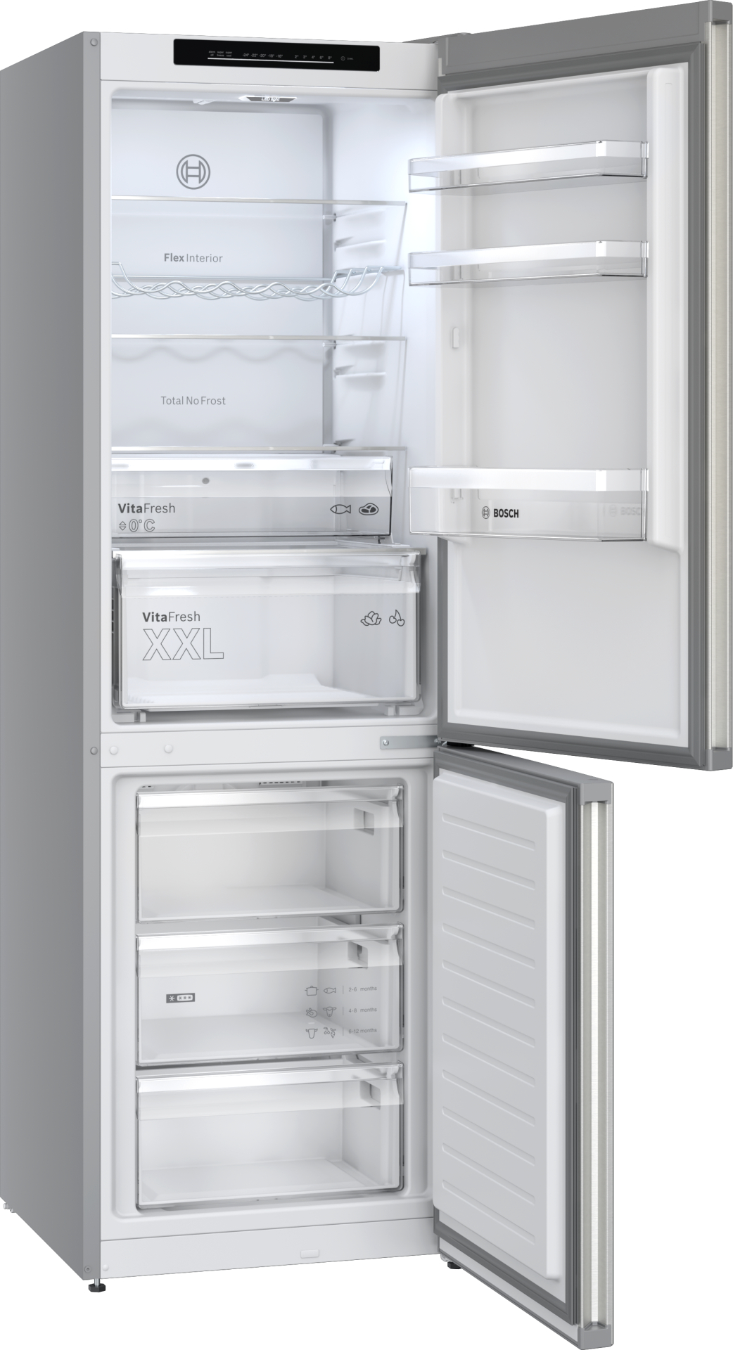 BOSCH Series 4 koel-/vriescombinatie - 186cm - KGN362LAF