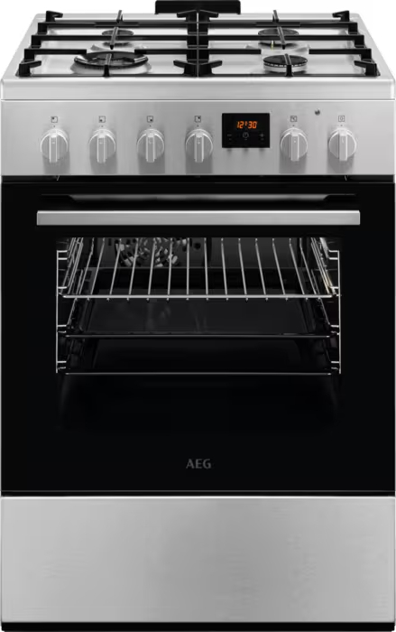 AEG fornuis met gaskookplaat - 60cm - CKB64414BM