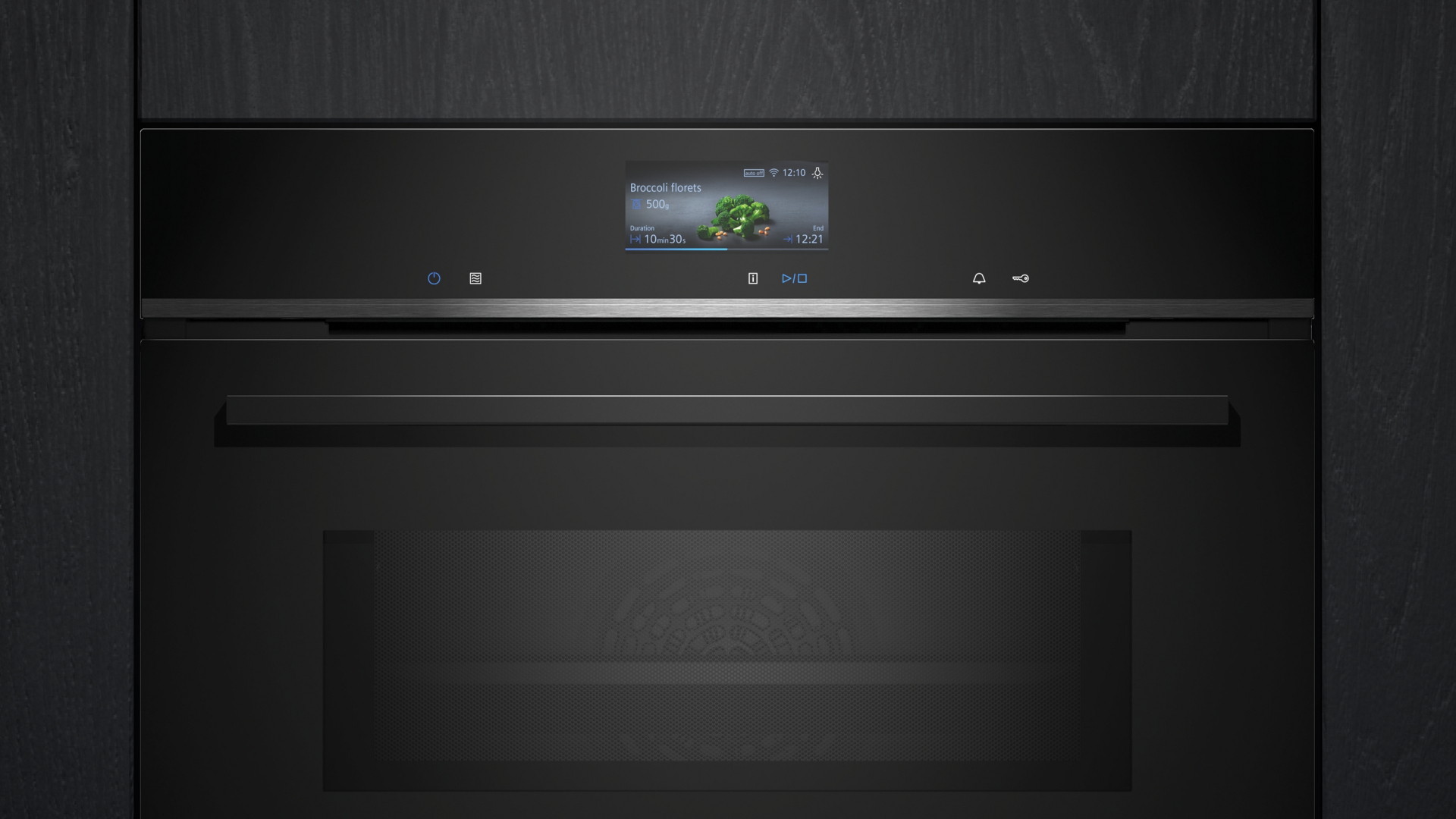 SIEMENS IQ700 multifunctionele oven met microgolfoven - 45cm - CM776GKB1