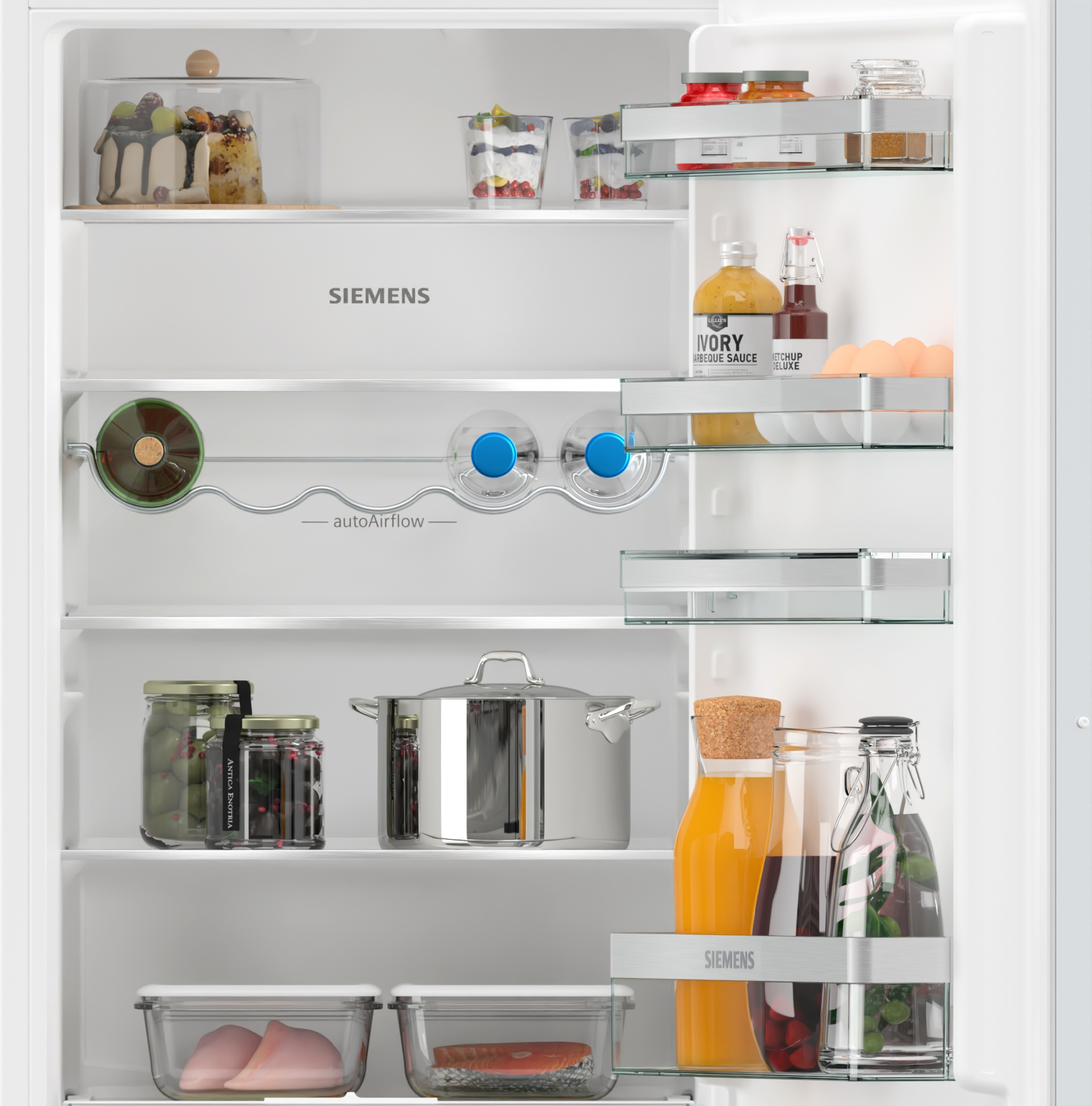 SIEMENS IQ300 Inbouw koel-vriescombinatie - KI87VVFE1