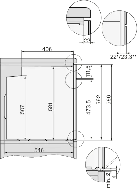 MIELE VITROLINE multifunctionele oven - 60cm - H7262BPOBSW