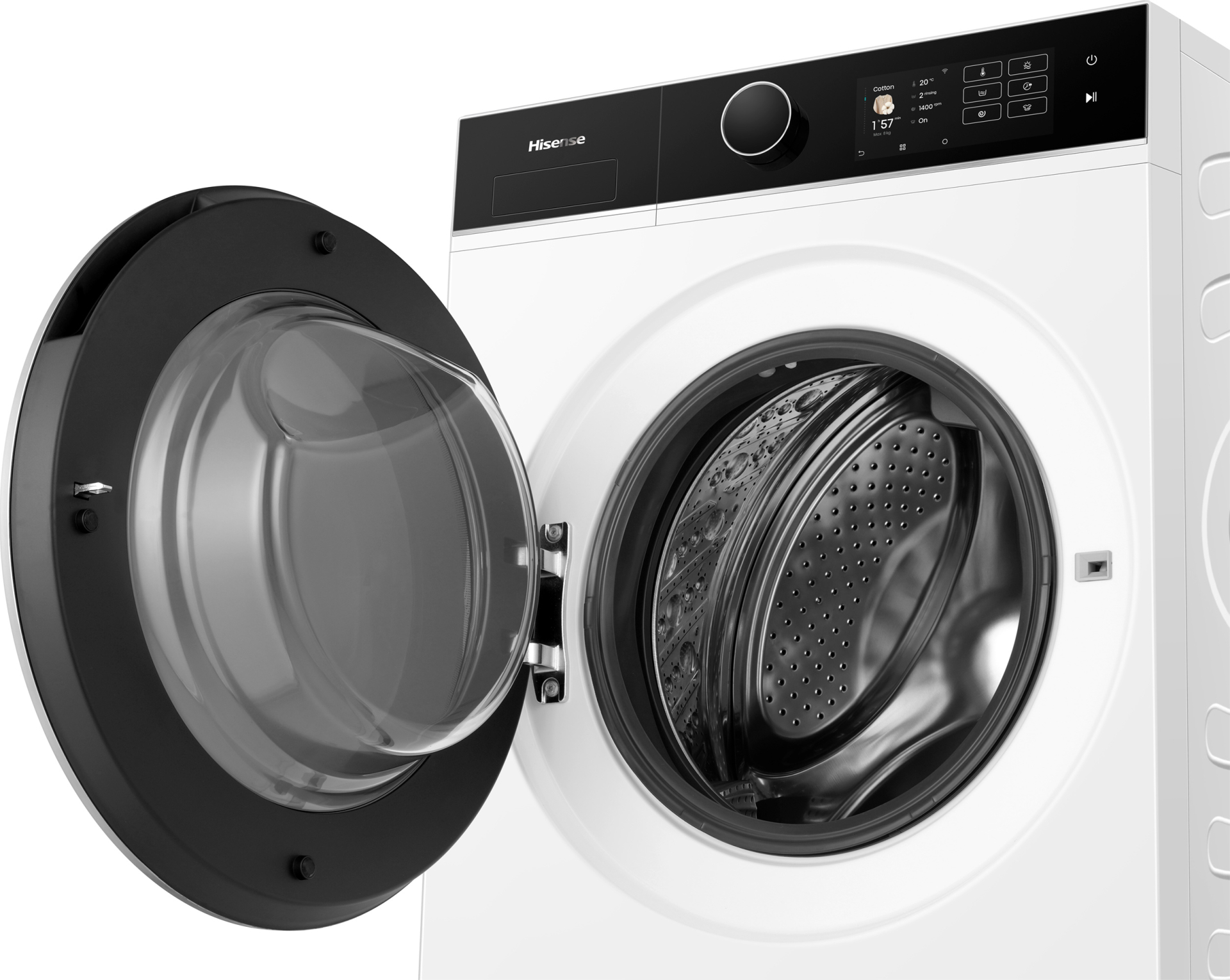 HISENSE was- droogcombinatie - WD5I8043BWF