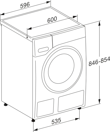 MIELE SELECTION WHITE EDITION Wasmachine 8 kg - WSE383WCS