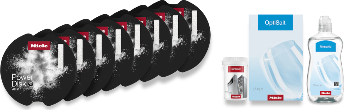 MIELE POWERDISKSET8XPDSALTRINSEDISHCLEAN