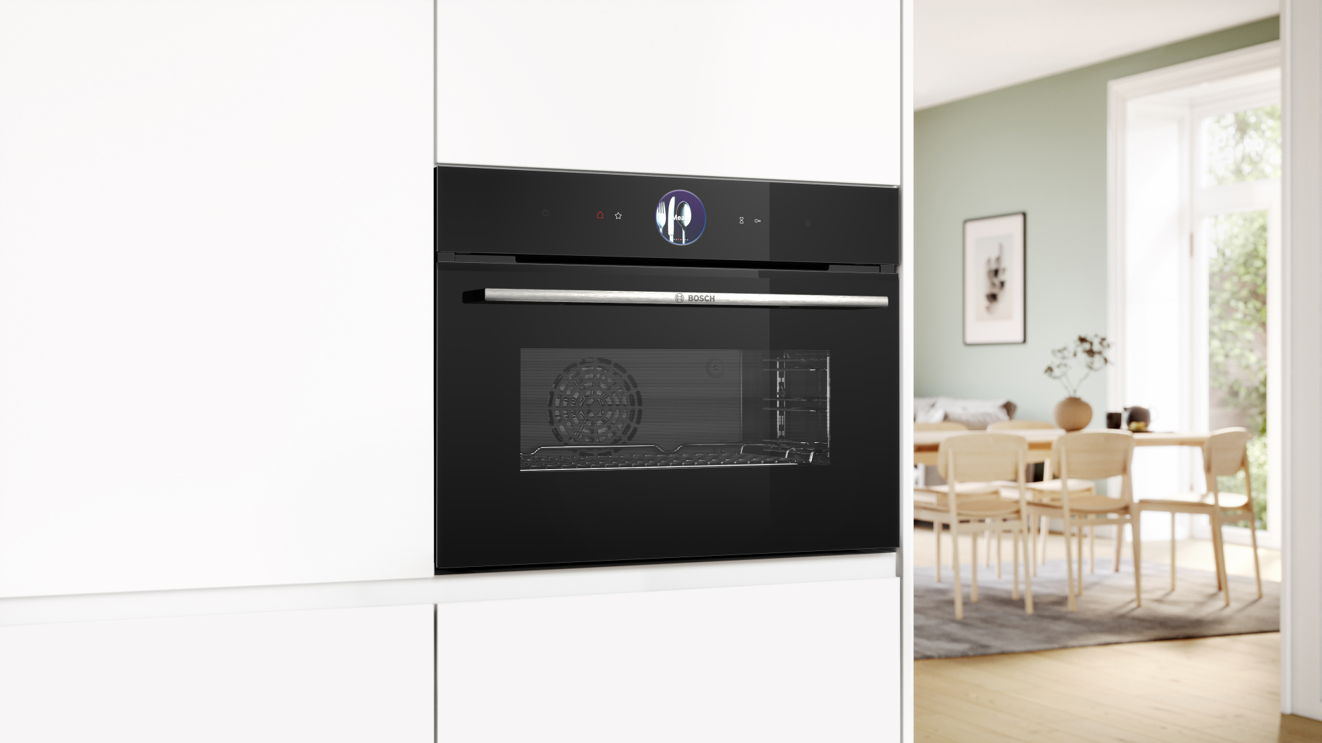 BOSCH SERIE 8 multifunctionele oven met stoom - 45cm - CSG7364B1