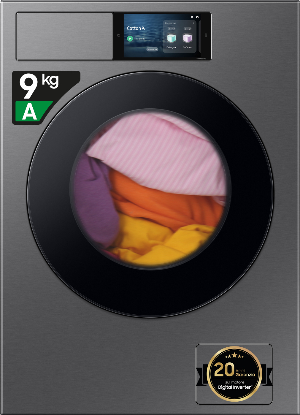 SAMSUNG Wasmachine 9 kg - WF90F09C4SU3