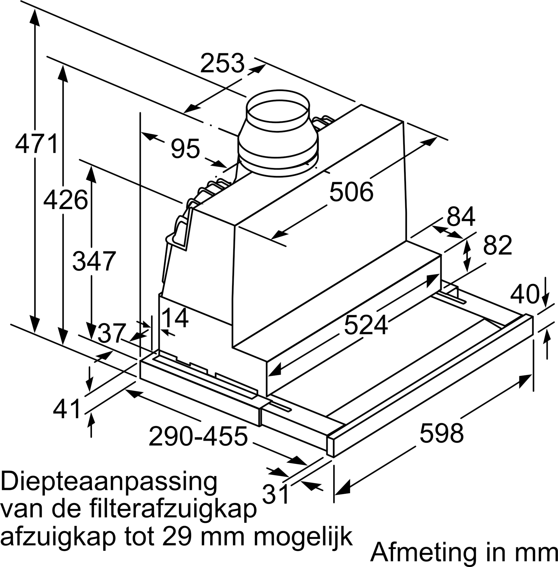 SIEMENS IQ700 telescopische dampkap - 60cm - LI67SA671