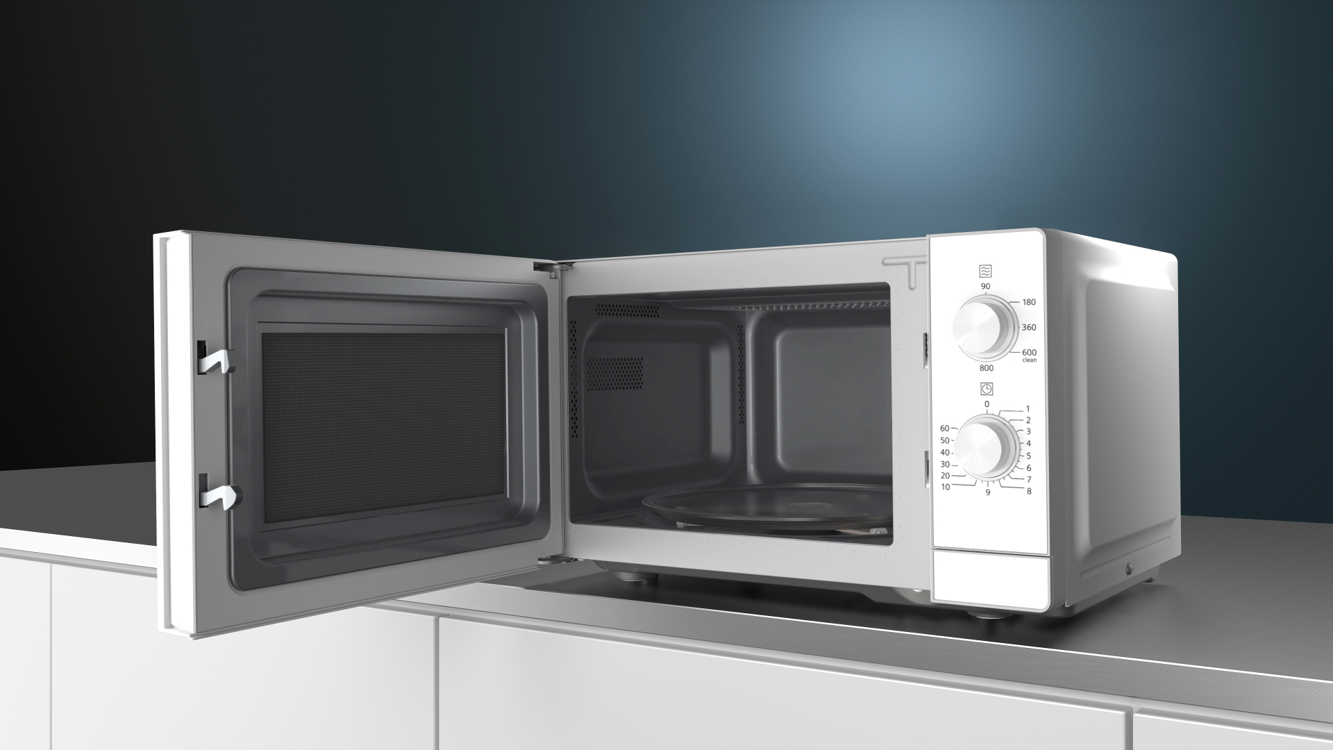 SIEMENS IQ300 vrijstaande microgolfoven - 27cm - FF020LMW0