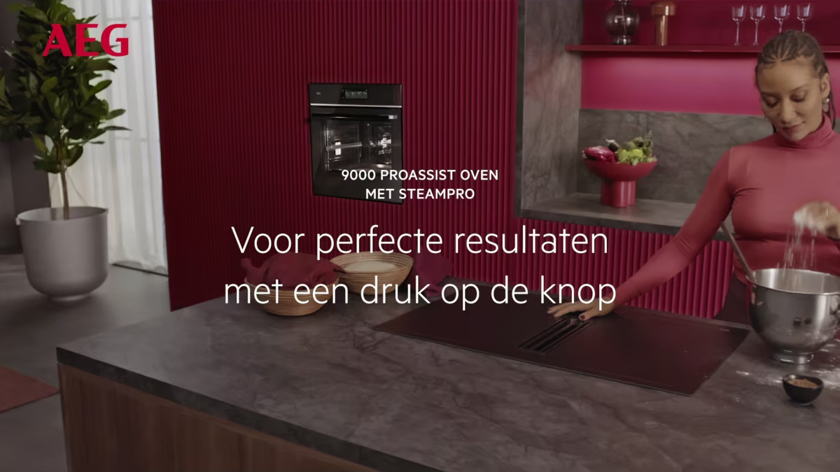 AEG 9000 multifunctionele oven met stoom - 45cm - TP9SK821T