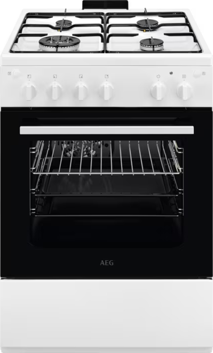 AEG fornuis met gaskookplaat - 60cm - CGB62100CW