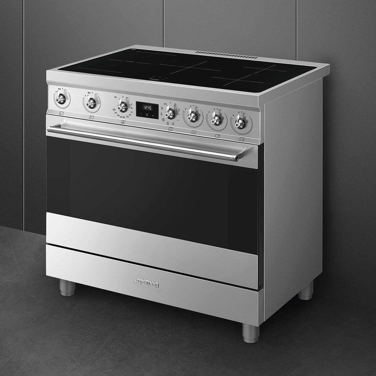 SMEG fornuis met inductie kookplaat - 90cm - C9IMX2