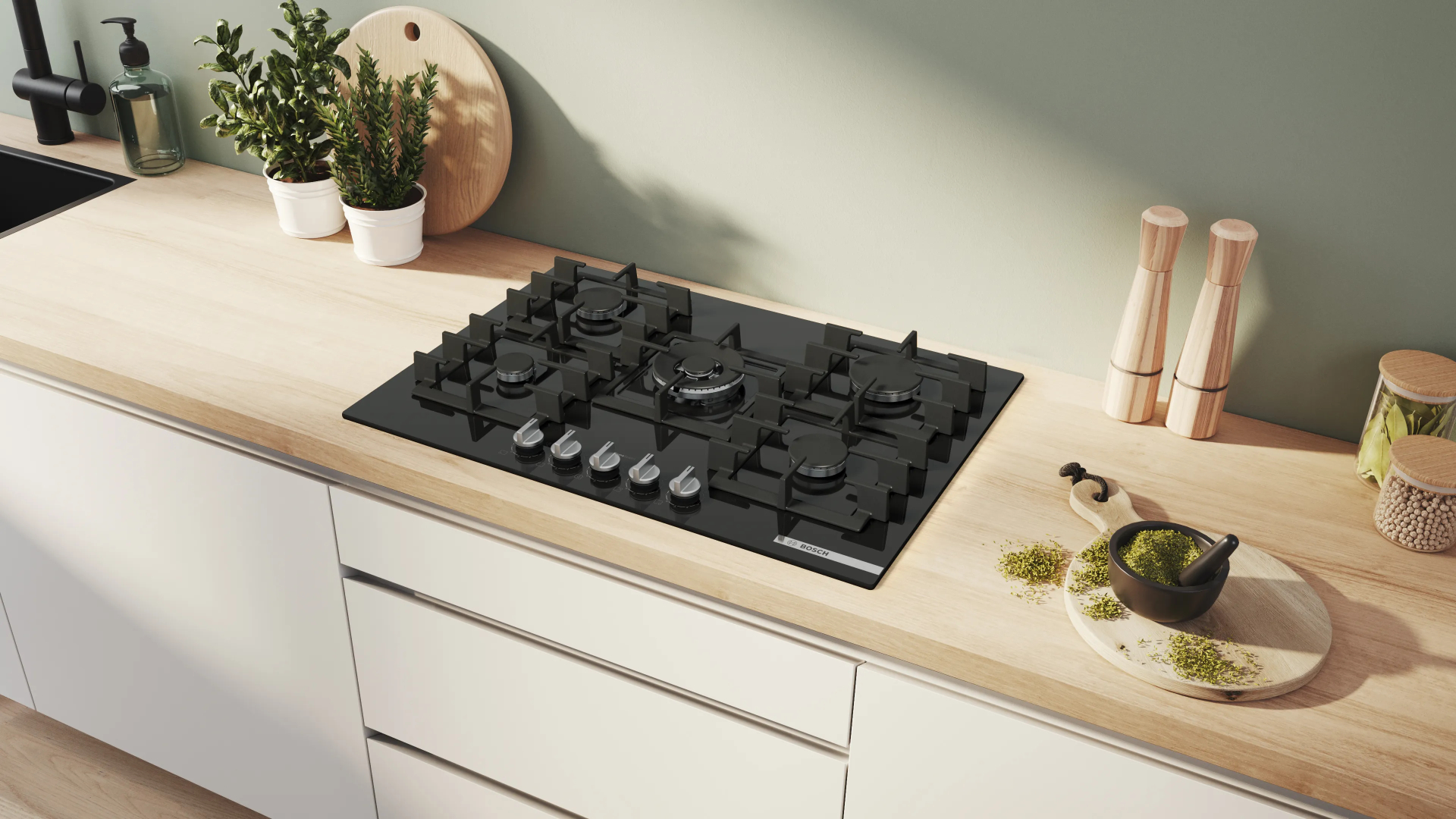 BOSCH SERIE 6 gaskookplaat - 75cm - PPQ7A6I40