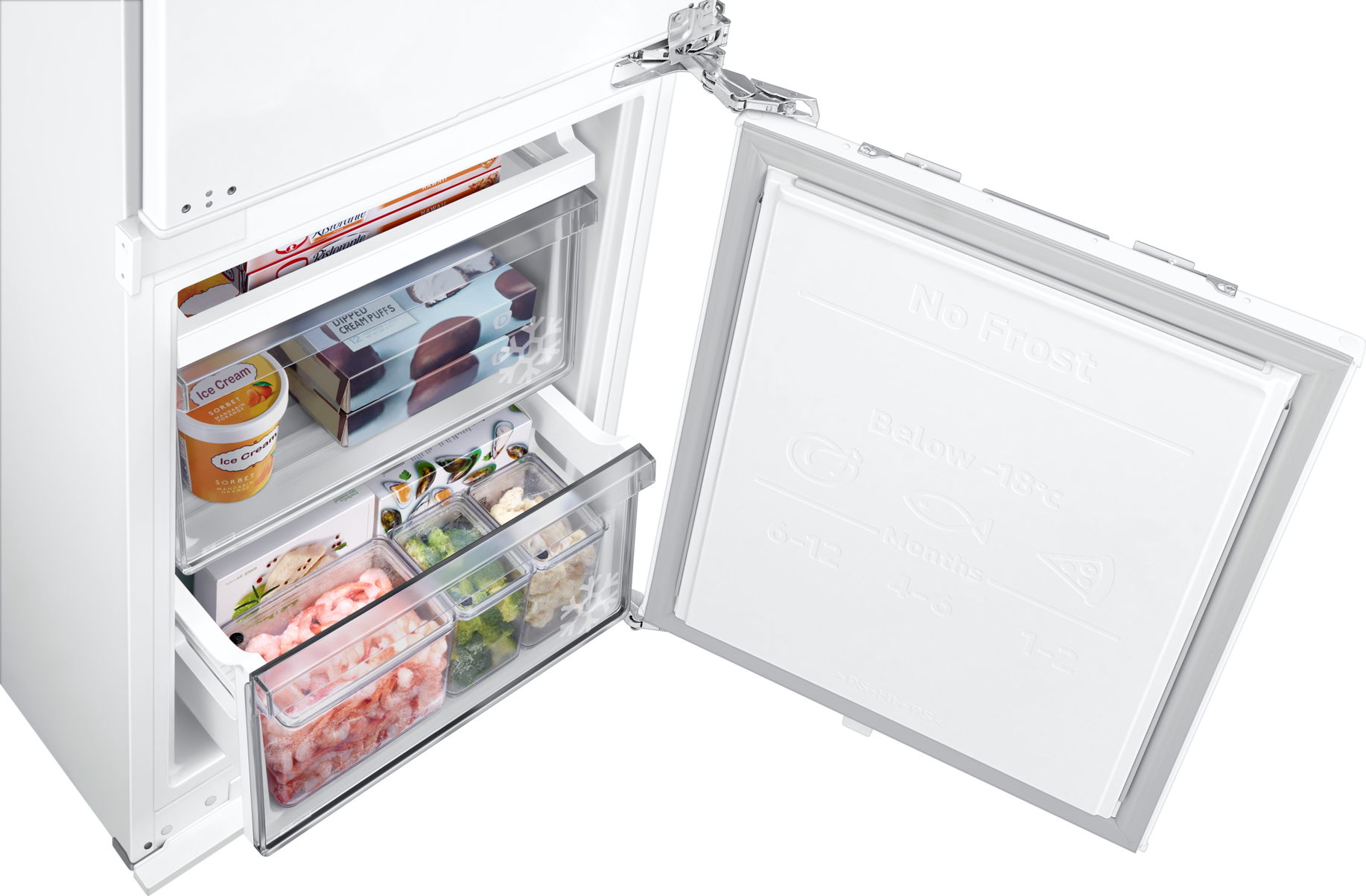 SAMSUNG koel-/vriescombinatie - 178cm - BRB80F26ACF0EF