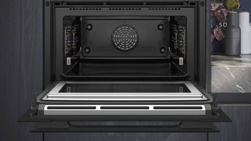SIEMENS IQ700 multifunctionele oven met microgolfoven - 45cm - CM978GQB1