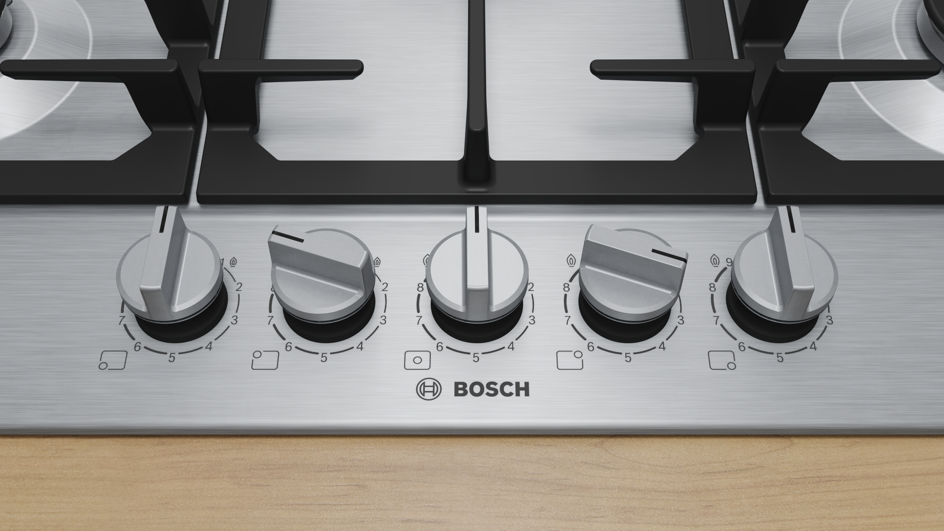 BOSCH SERIE 6 gaskookplaat - 75cm - PCQ7A5I90