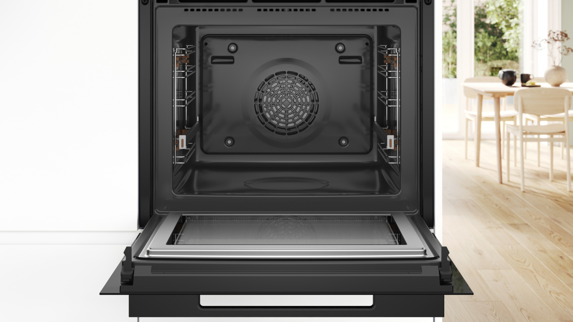 BOSCH SERIE 8 multifunctionele oven met microgolfoven - 60cm - HMG976KB1