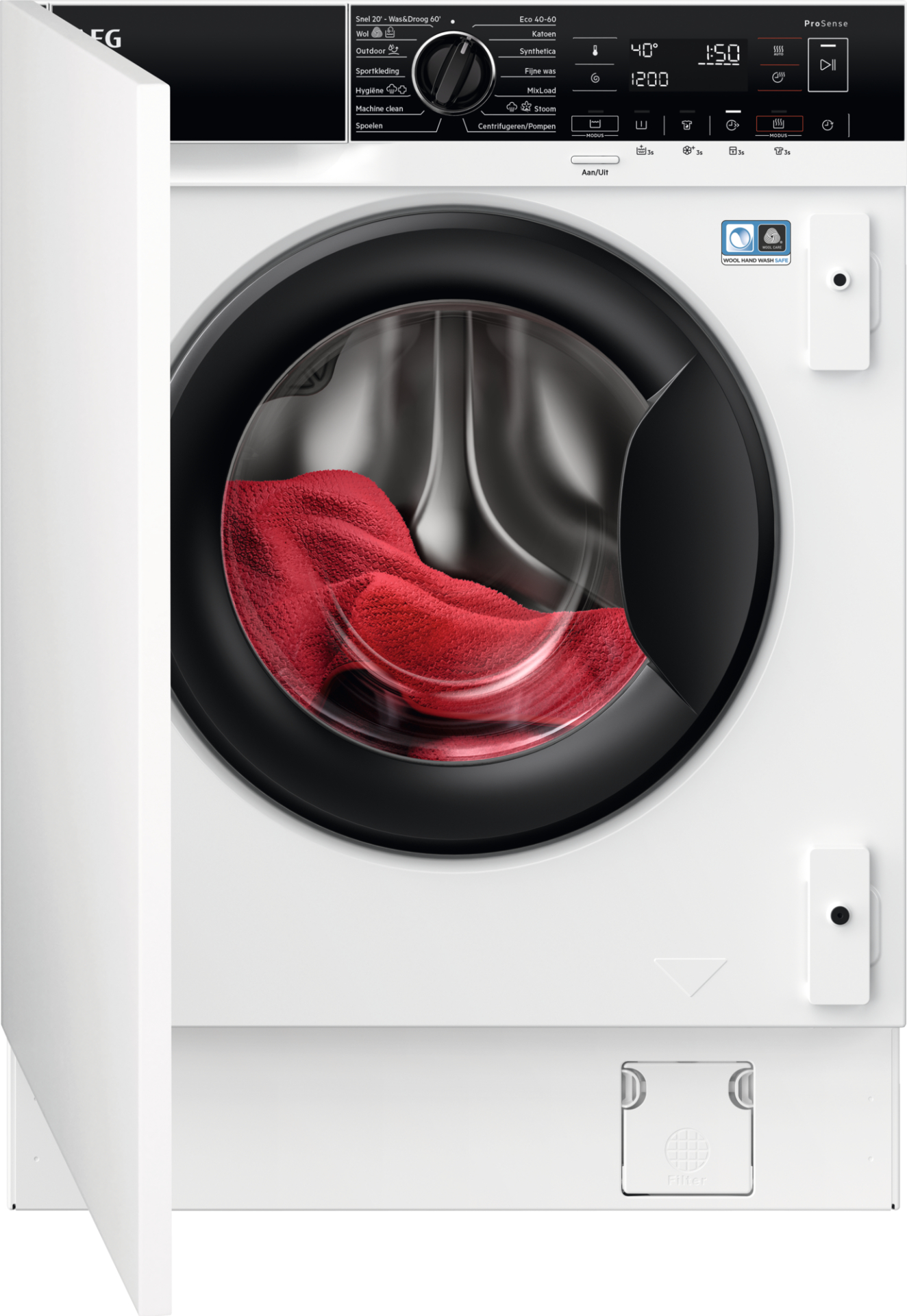 AEG 7000 was- droogcombinatie - LWR7786BI