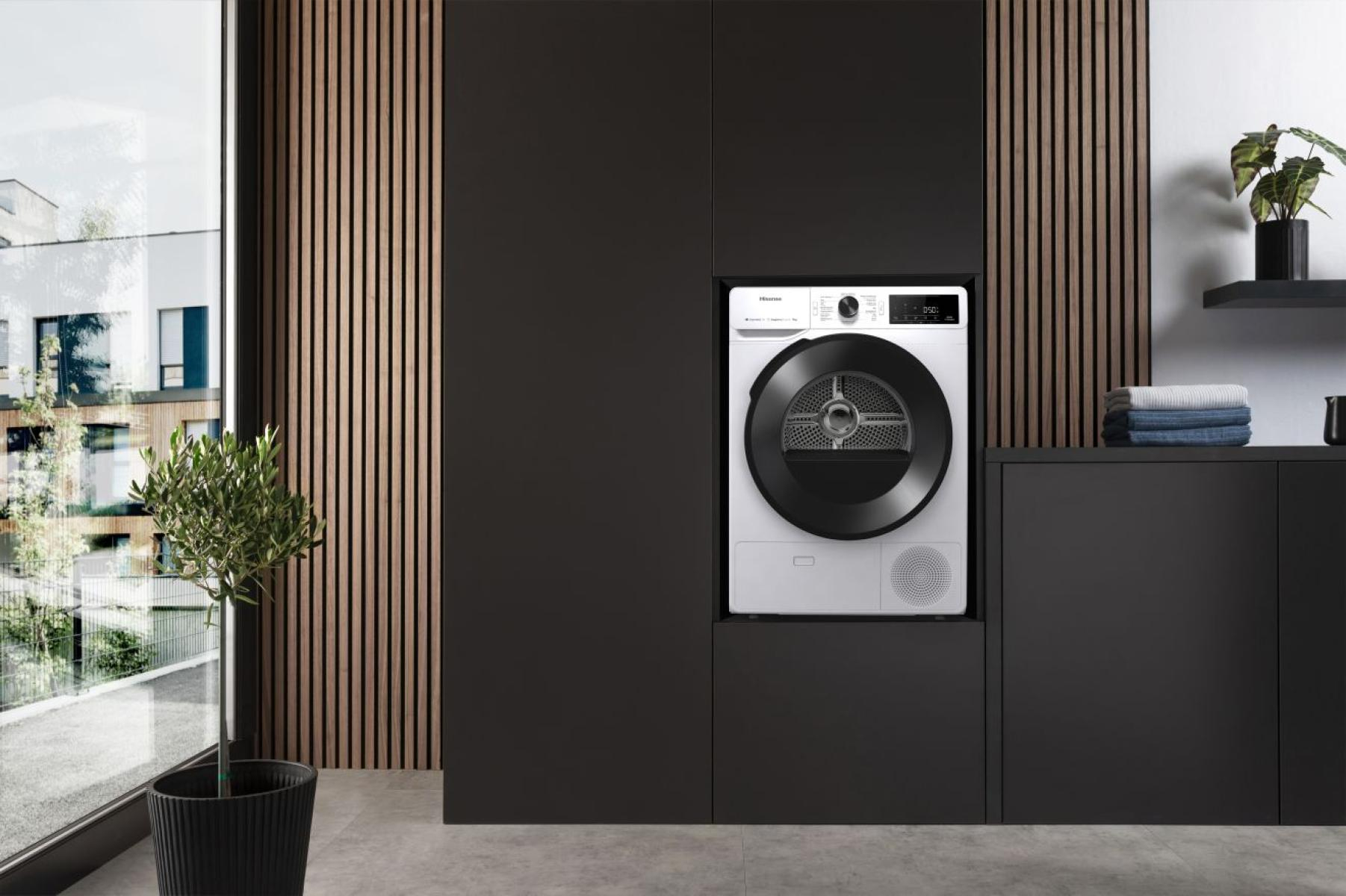 HISENSE droogkast - warmtepomp - DH3V903UW/BLX