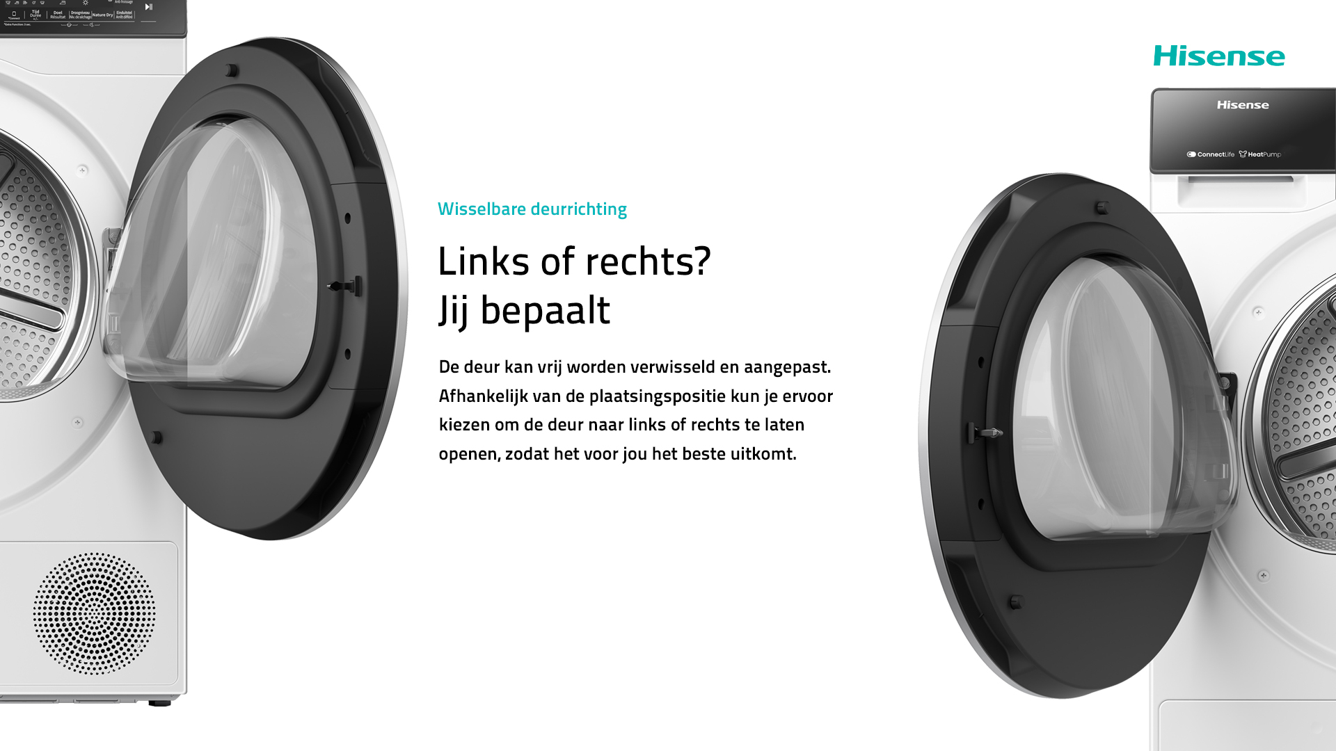 HISENSE droogkast - warmtepomp - DH5S102BW