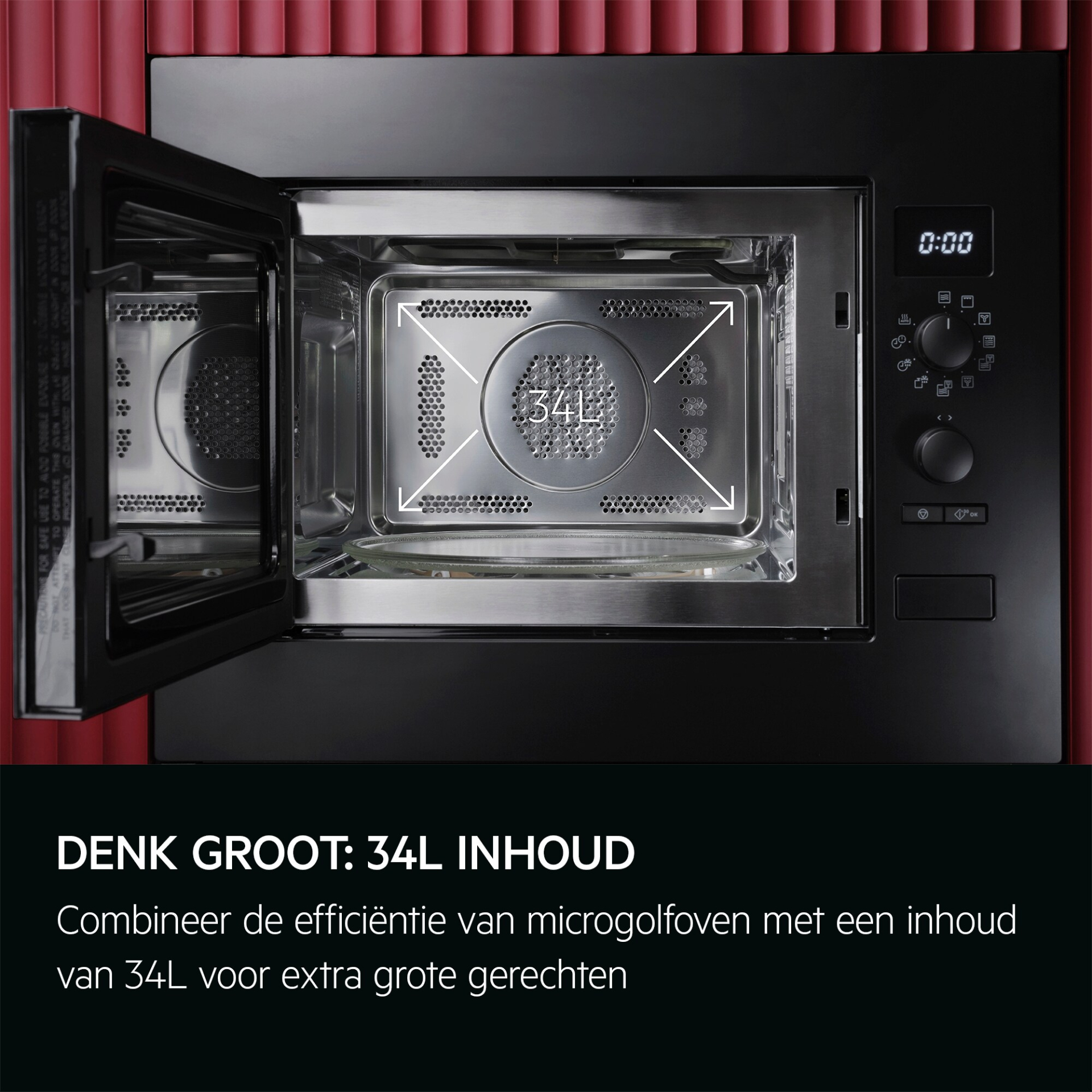 AEG 5000 microgolfoven - combi - 45cm - OS5CM34MB