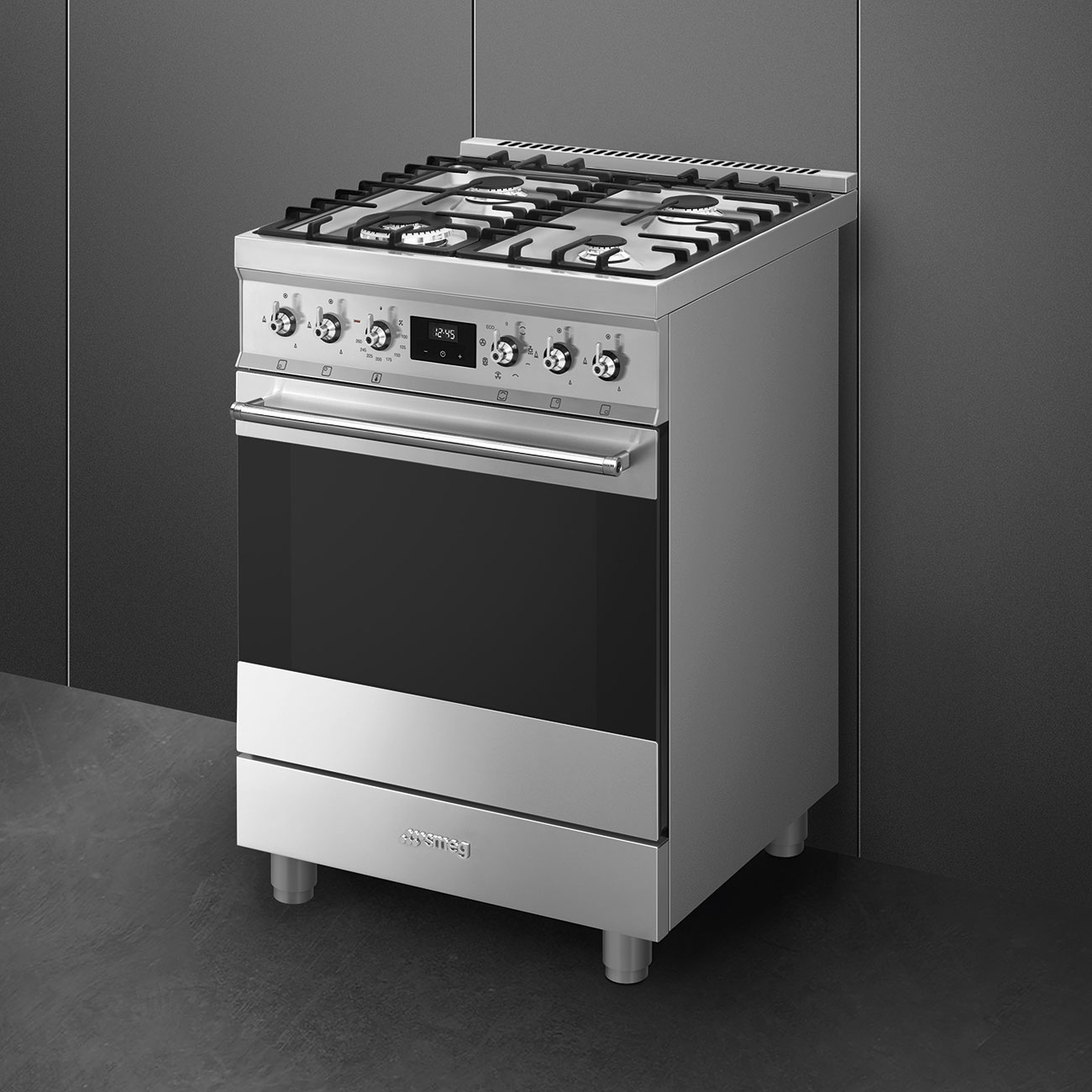 SMEG fornuis met gaskookplaat - 60cm - C6GMX2