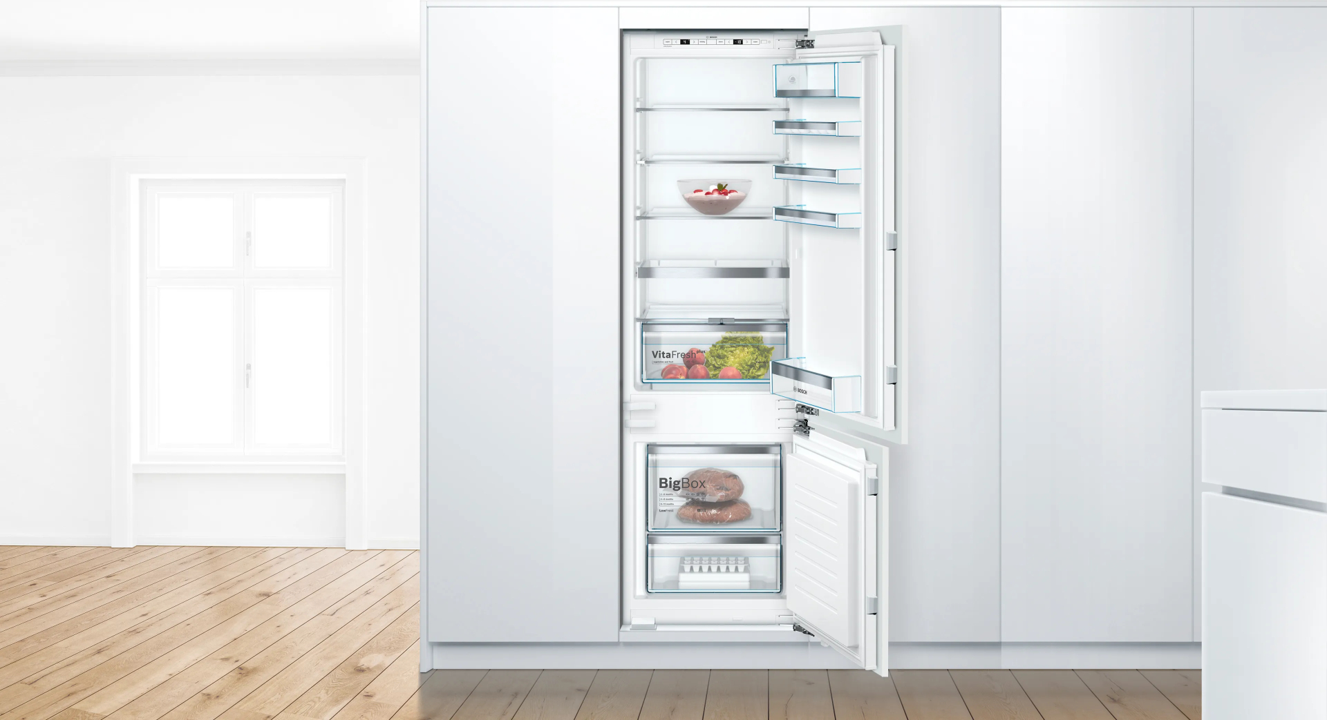 BOSCH SERIE 6 koel-/vriescombinatie - 178cm - KIS87AFE0