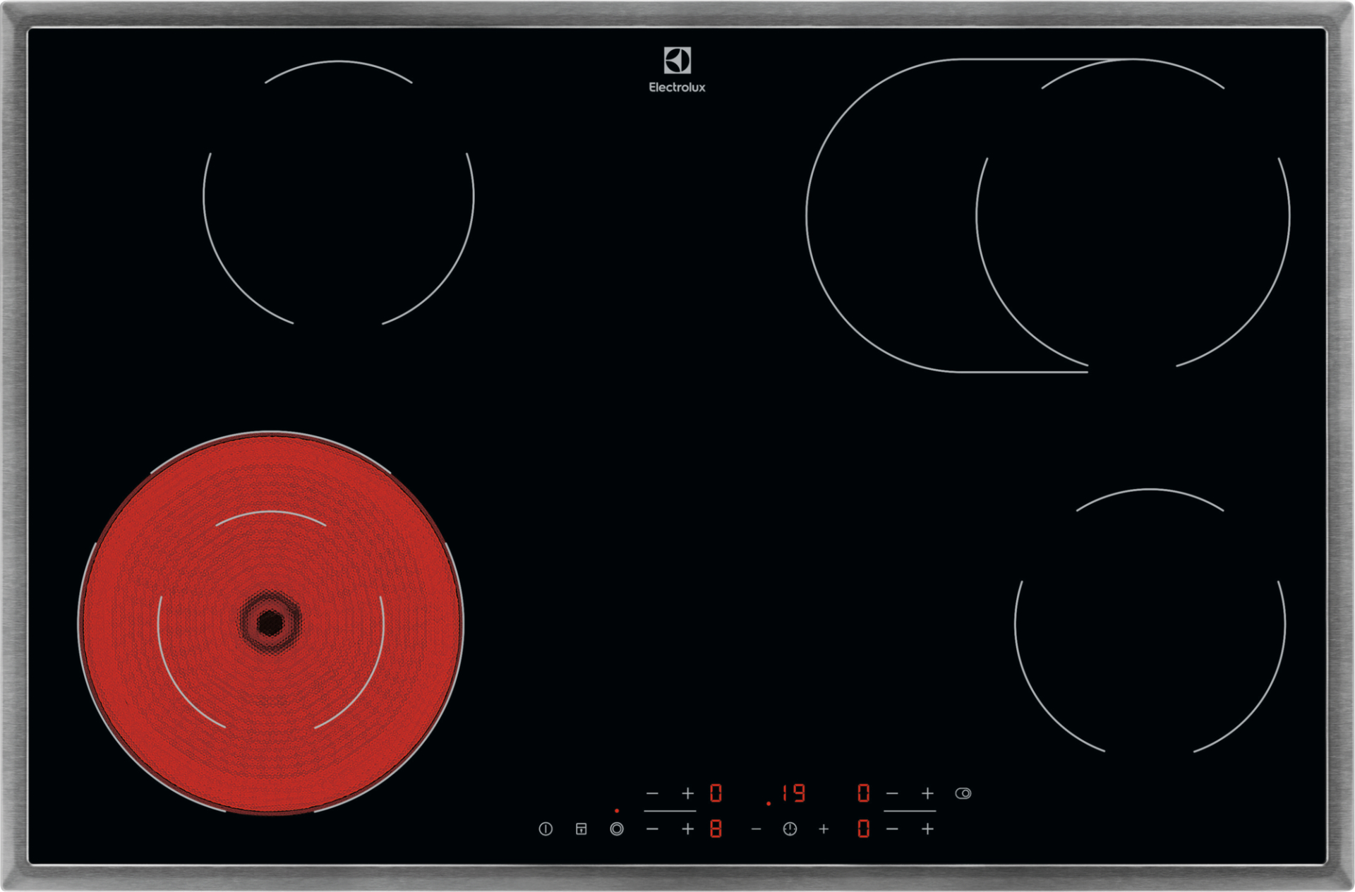 ELECTROLUX 300 vitrokeramische kookplaat - 80cm - LRR8436M