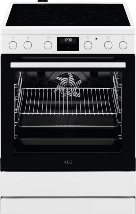 AEG fornuis met keramische kookplaat - 60cm - CCB644TBBW