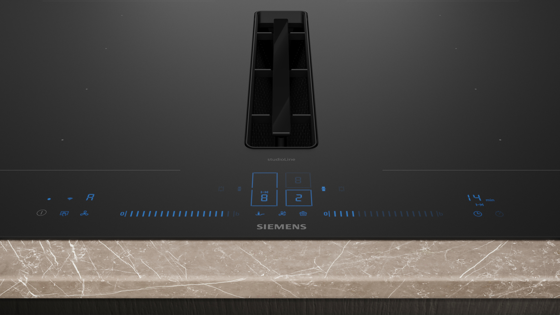 SIEMENS IQ700 kookplaat met afzuiging - 80cm - EX87BNX68E