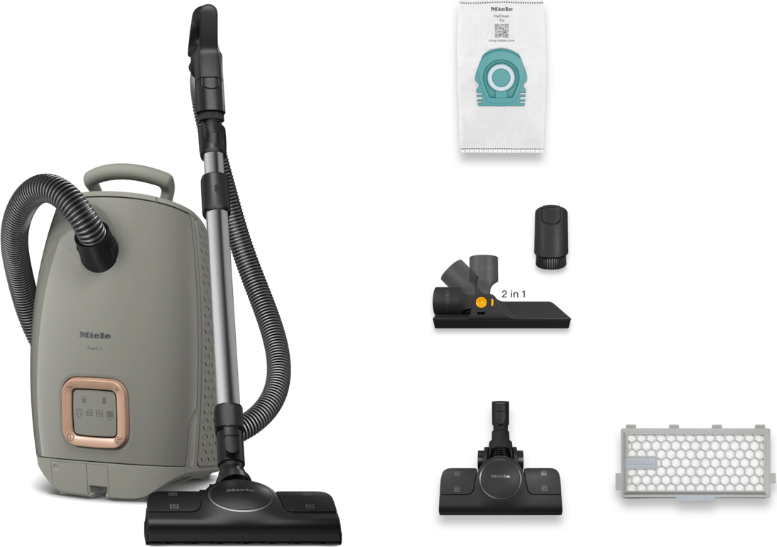 MIELE GUARD stofzuiger met zak - GUARDL1SILENCECASAGREYCE
