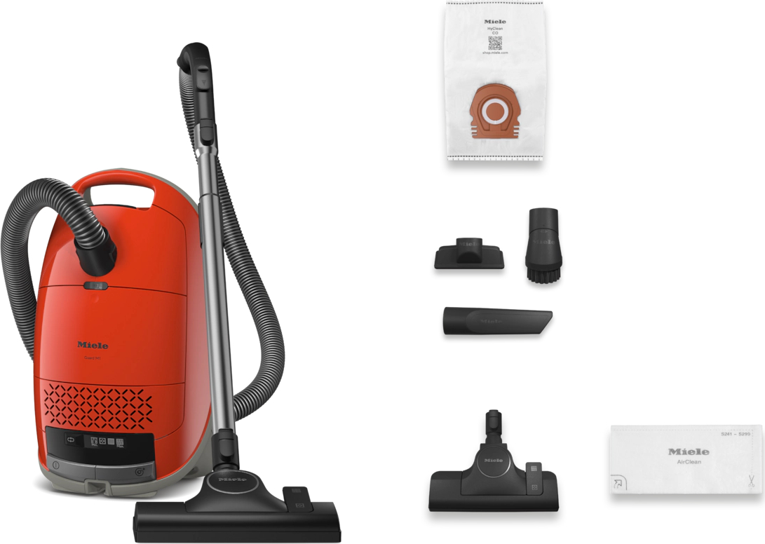 MIELE GUARD stofzuiger met zak - GUARDM1TERRAREDCE