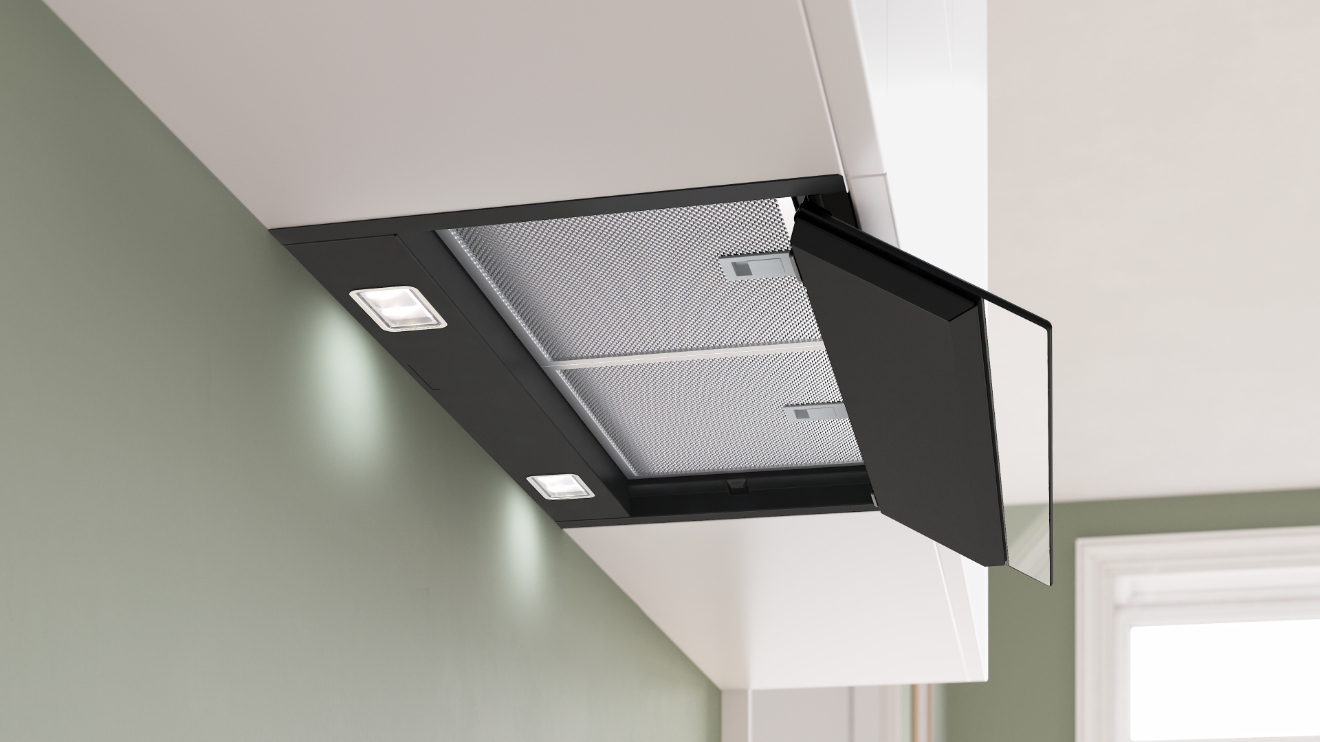 BOSCH SERIE 6 geïntegreerde dampkap - 60cm - DBB67DP65