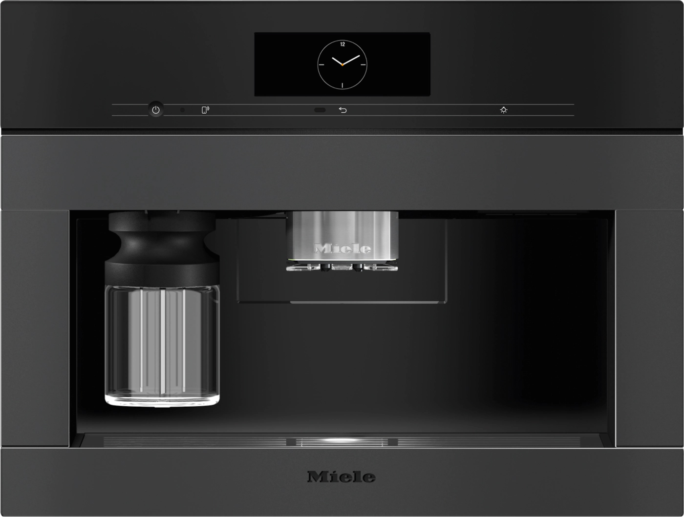 MIELE VITROLINE inbouw koffiemachine - 45cm - CVA7845125GALAEDITIONOBSIDIENBLACKMATT