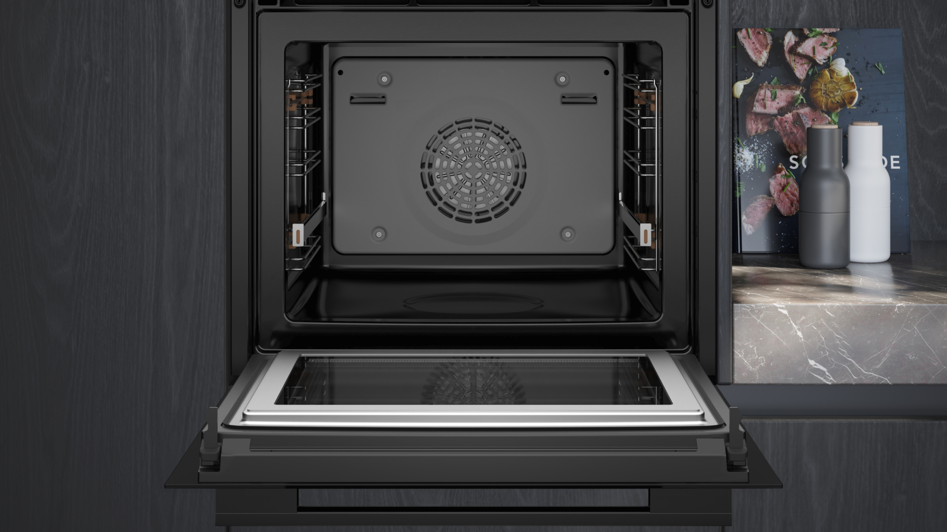 SIEMENS IQ700 multifunctionele oven met microgolfoven - 60cm - HM736GAB1