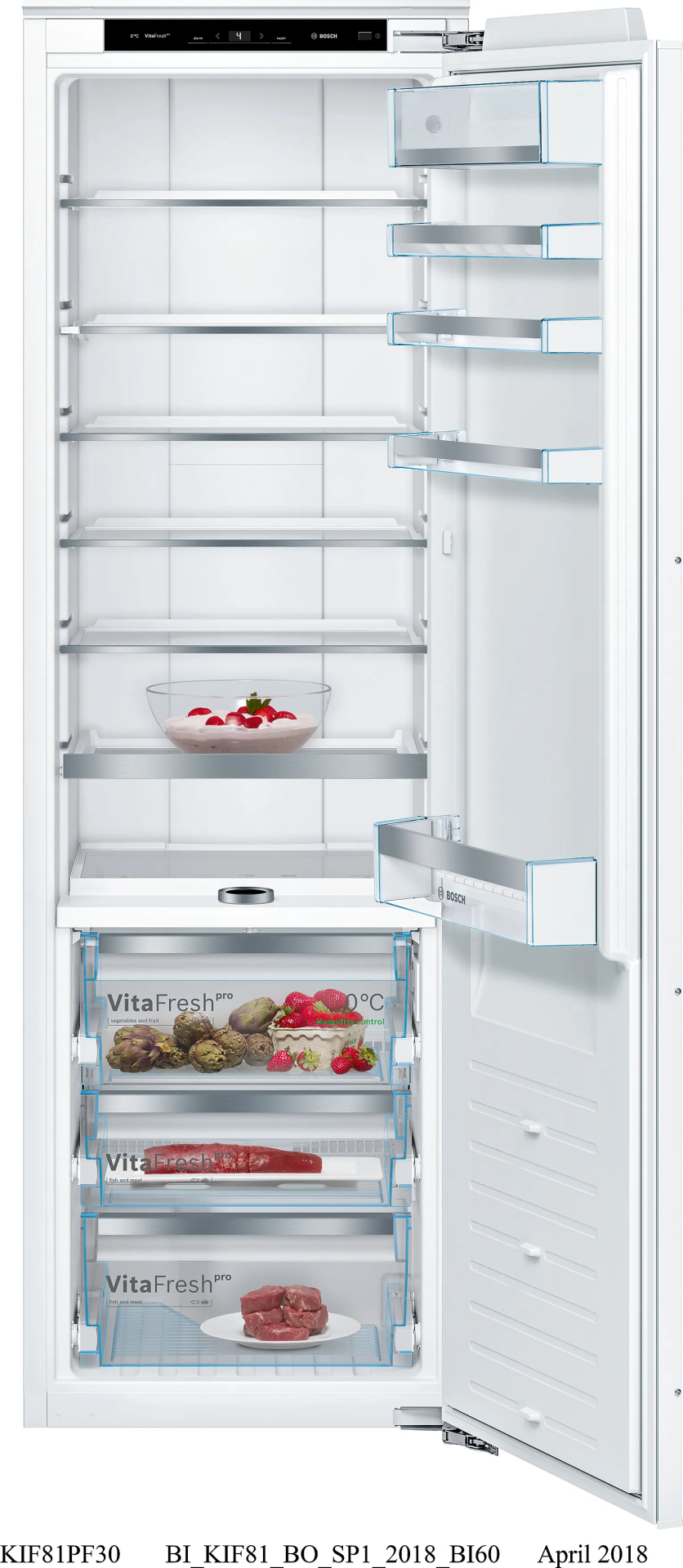BOSCH SERIE 8 koelkast zonder vriesvak - 178cm - KIF81PFE0