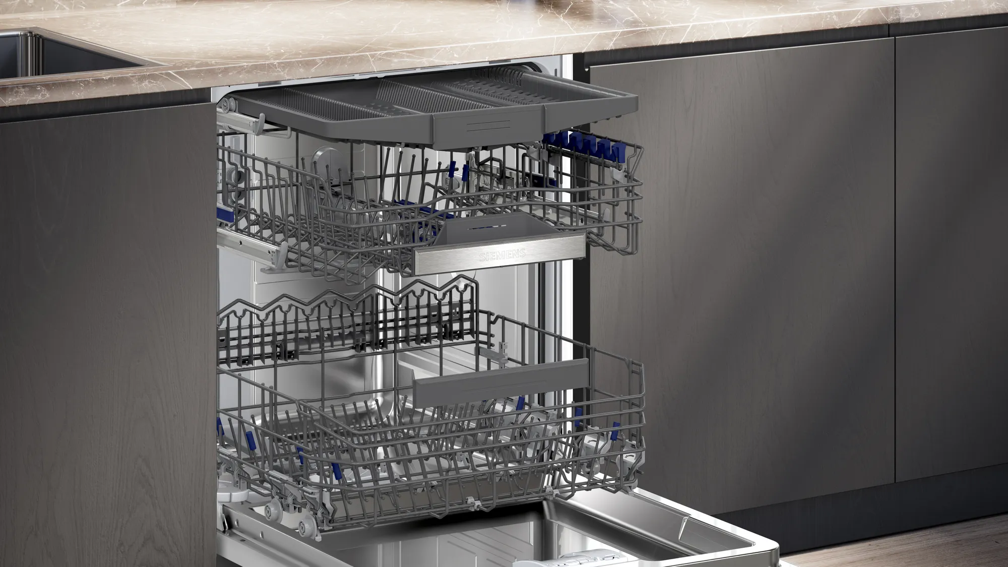 SIEMENS iQ500 vaatwasser volledig integreerbaar - SN95EX12CE