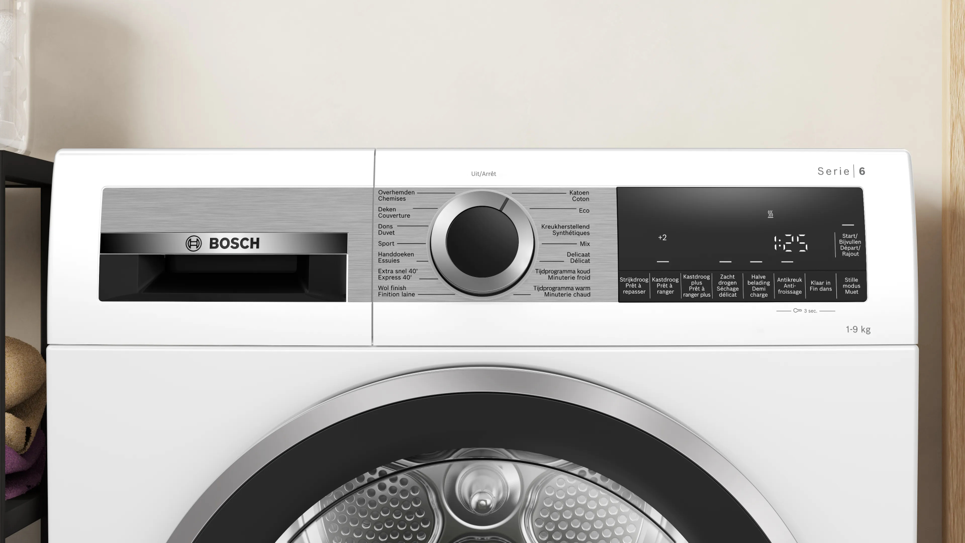 BOSCH Serie 6 Droogkast 9 kg - WQG2420WFG