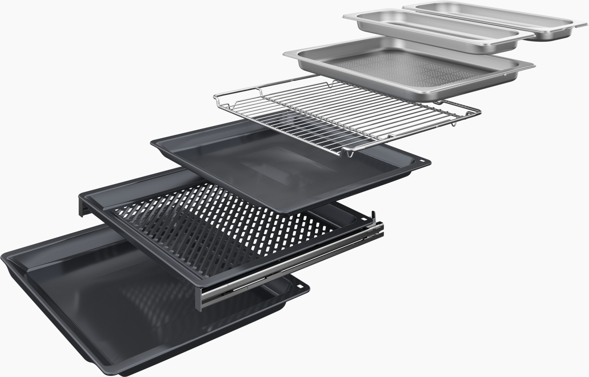 BOSCH SERIE 8 multifunctionele oven met stoom - 60cm - HSG936DB1