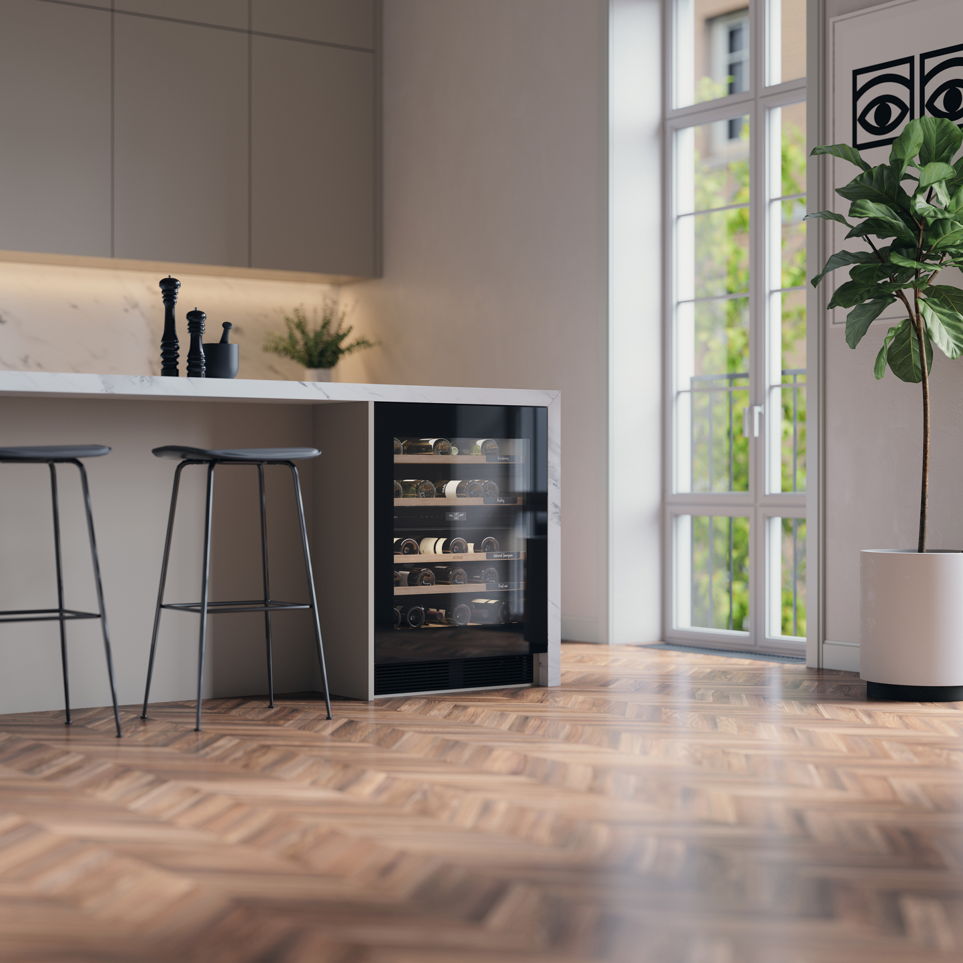 ATAG Inbouw wijnklimaatkast - KU8571K2C