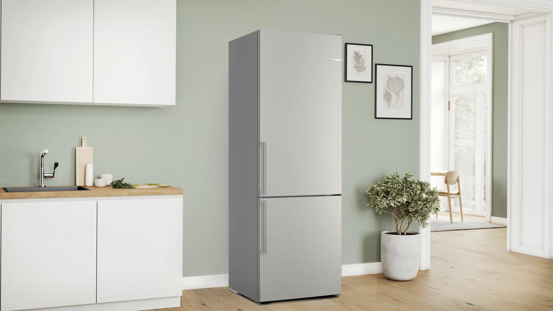 BOSCH SERIE 4 Vrijstaande koel-vriescombinatie - KGN49VICT