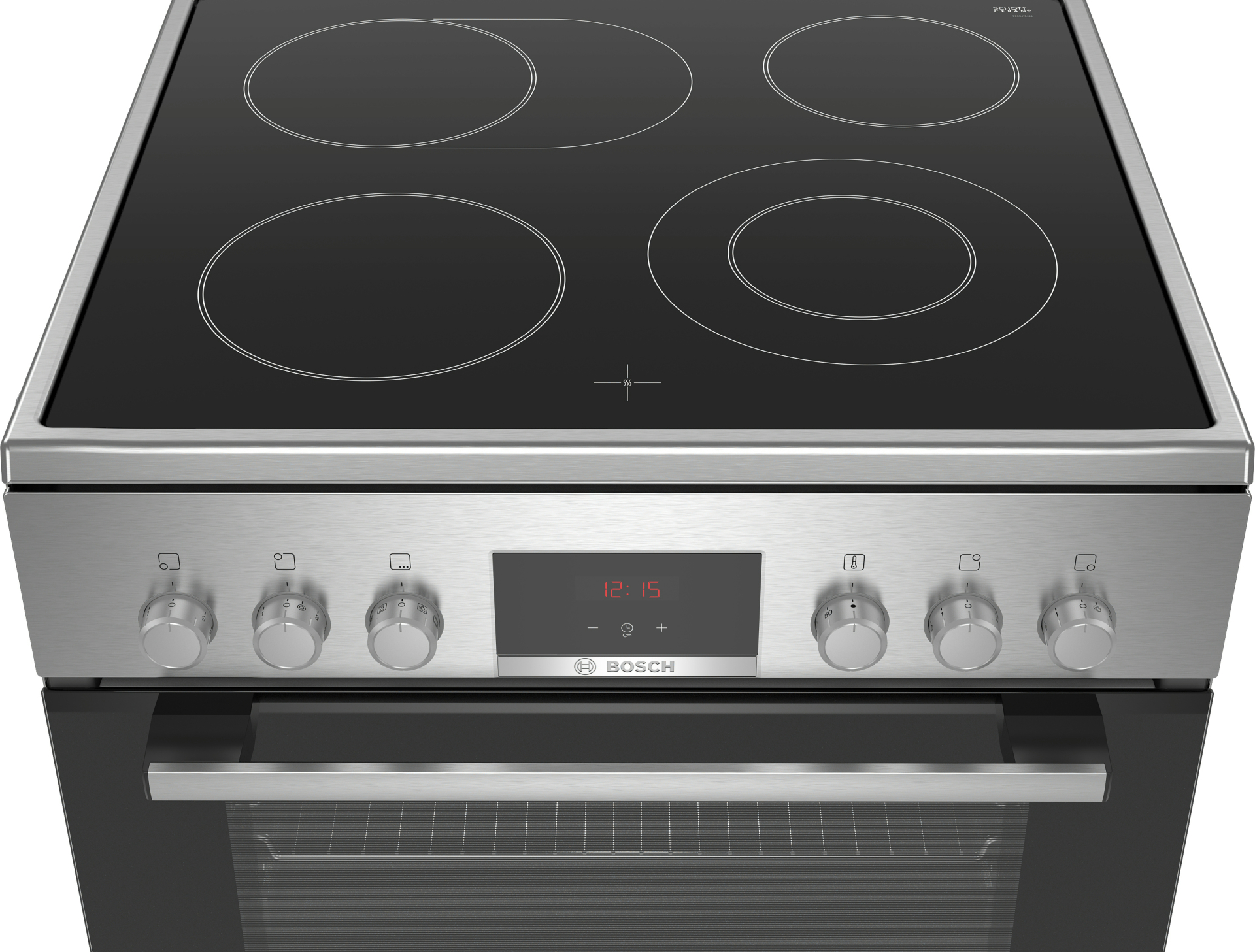 BOSCH SERIE 4 fornuis met keramische kookplaat - 60cm - HKR39C250